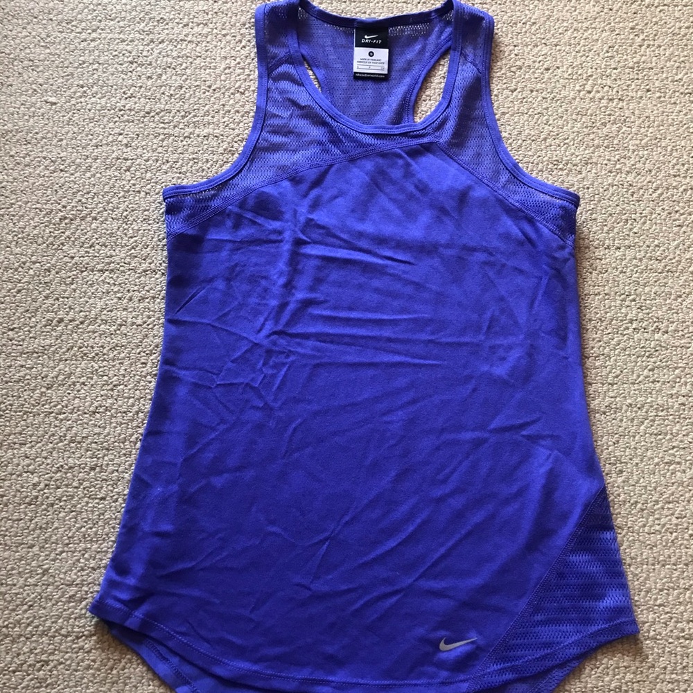 Purple Nike DriFit Tank, Small.